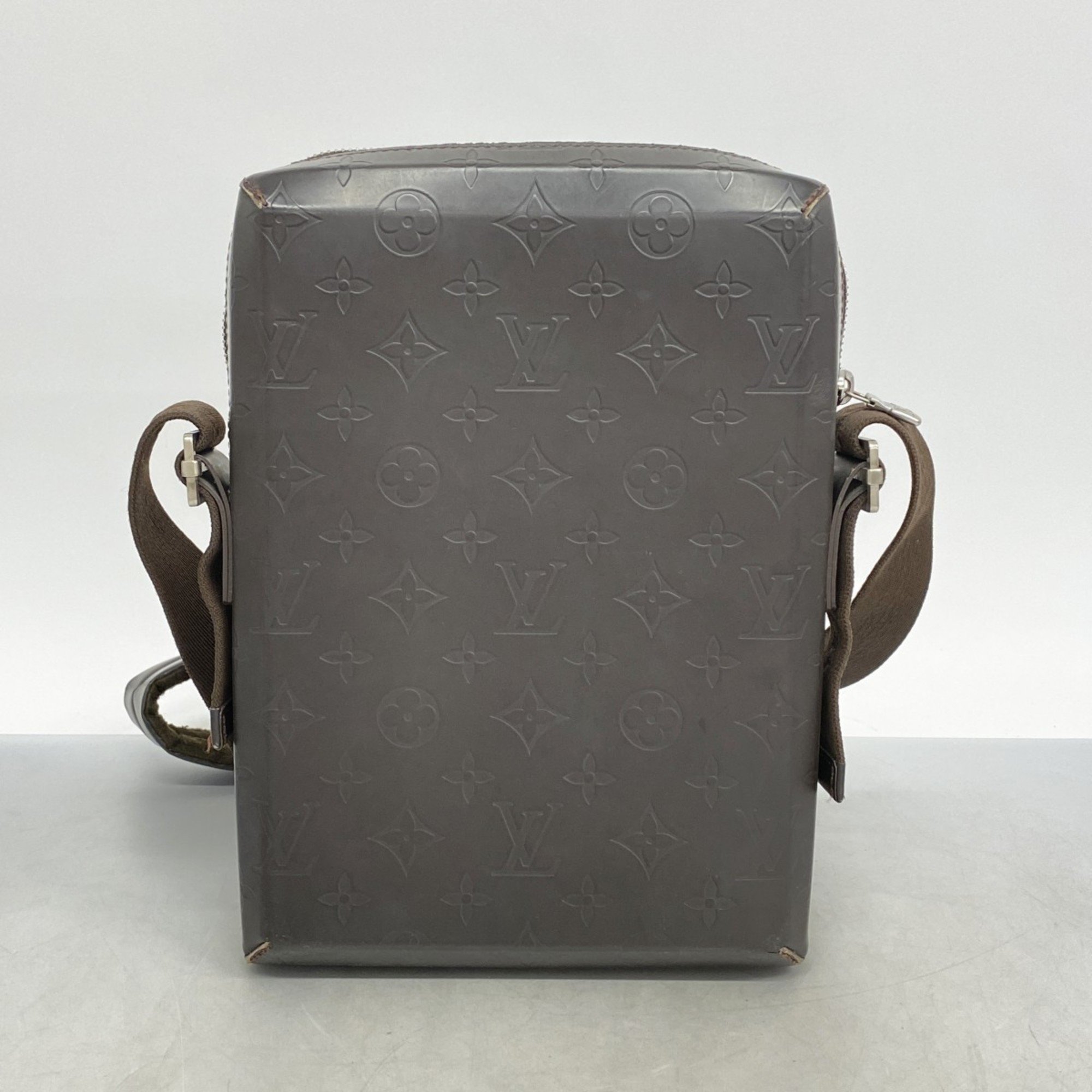 Louis Vuitton Shoulder Bag Monogram Glace Leather Bobby M46520 Cafe Ladies