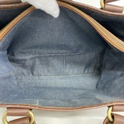 Celine handbag Paris Macadam Boogie bag denim brown blue ladies