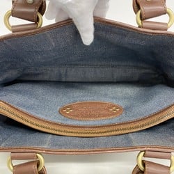 Celine handbag Paris Macadam Boogie bag denim brown blue ladies