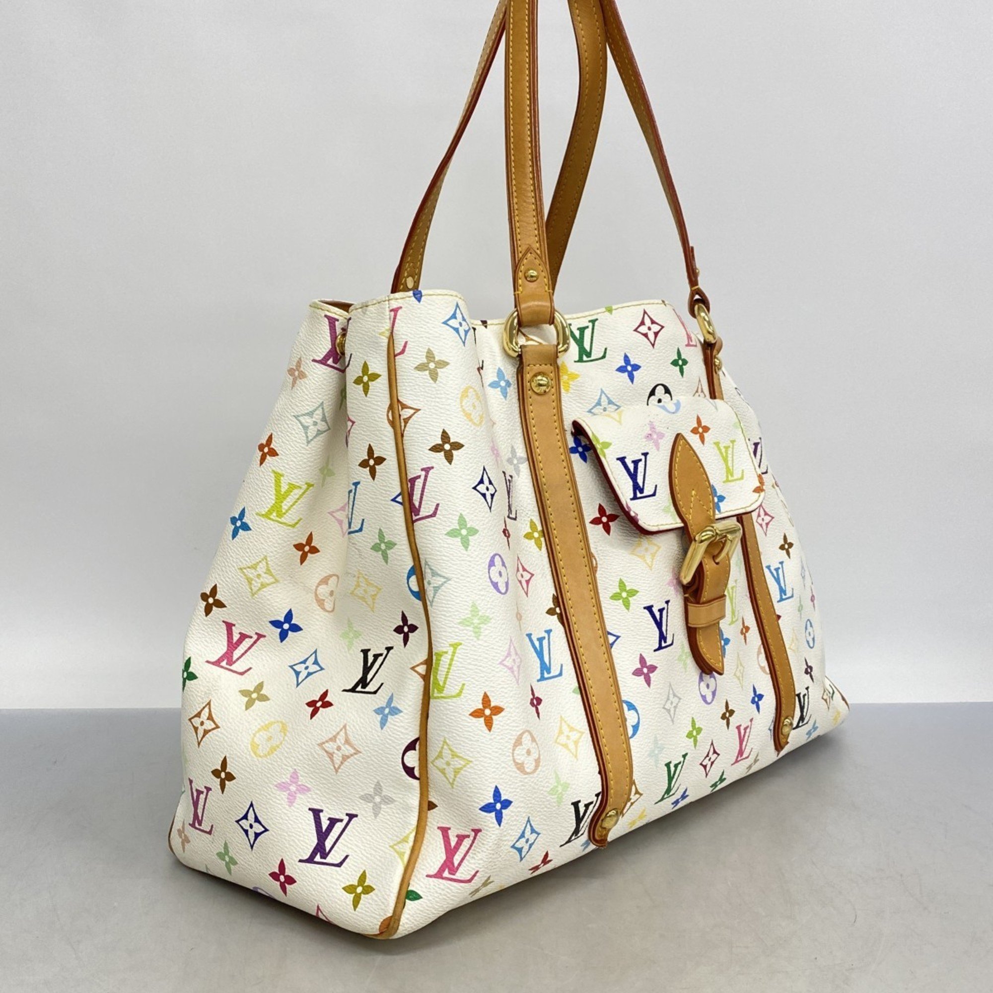 Louis Vuitton Tote Bag Monogram Multicolor Aurelia MM M40094 Bron Women's