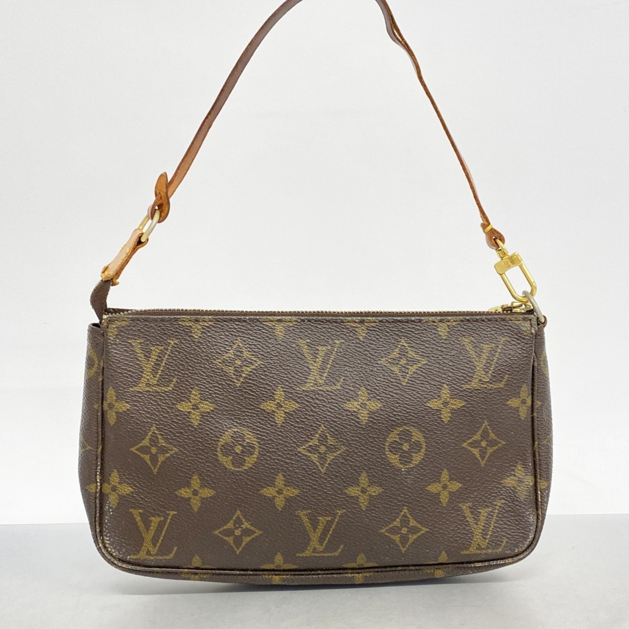 Louis Vuitton Pouch Monogram Pochette Accessoires M51980 Brown Women's