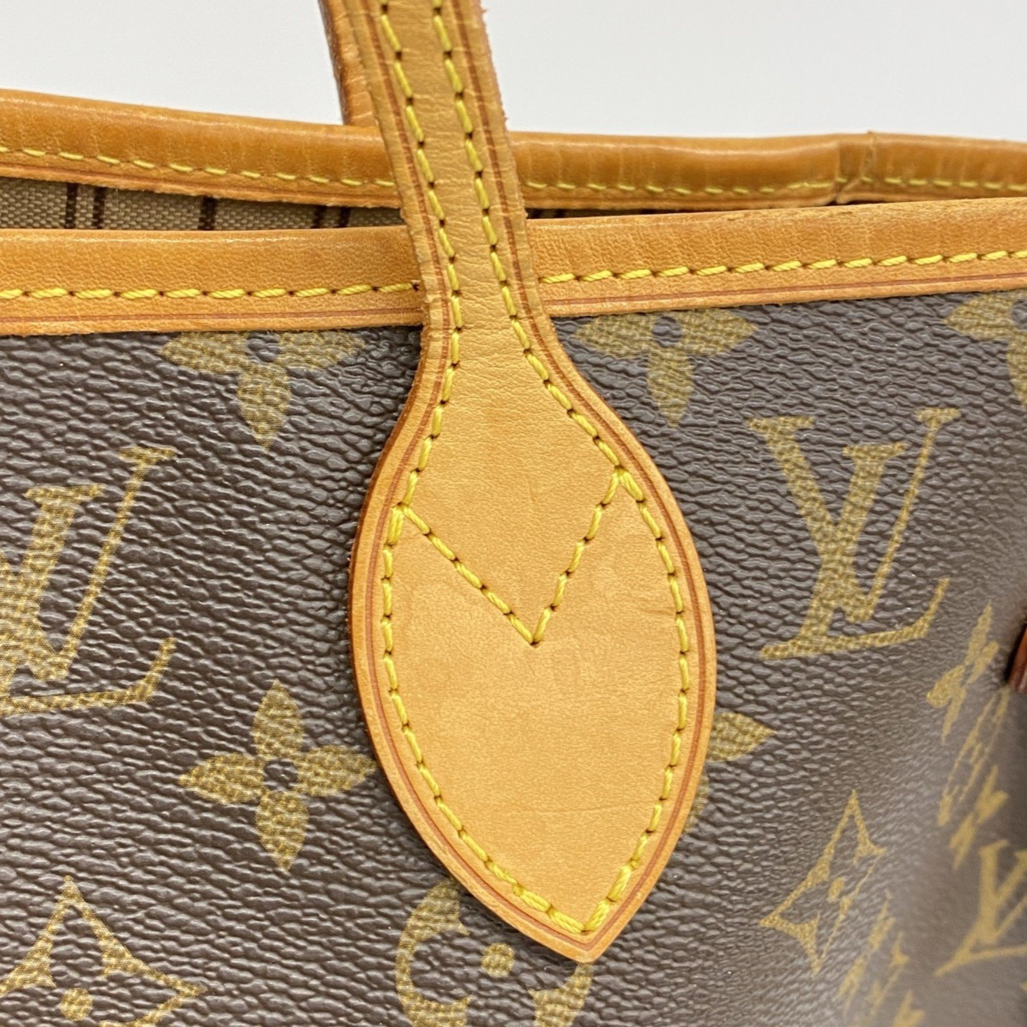 Louis Vuitton Tote Bag Monogram Neverfull MM M40156 Brown Women's