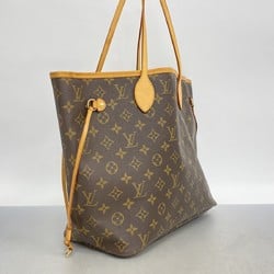 Louis Vuitton Tote Bag Monogram Neverfull MM M40156 Brown Women's