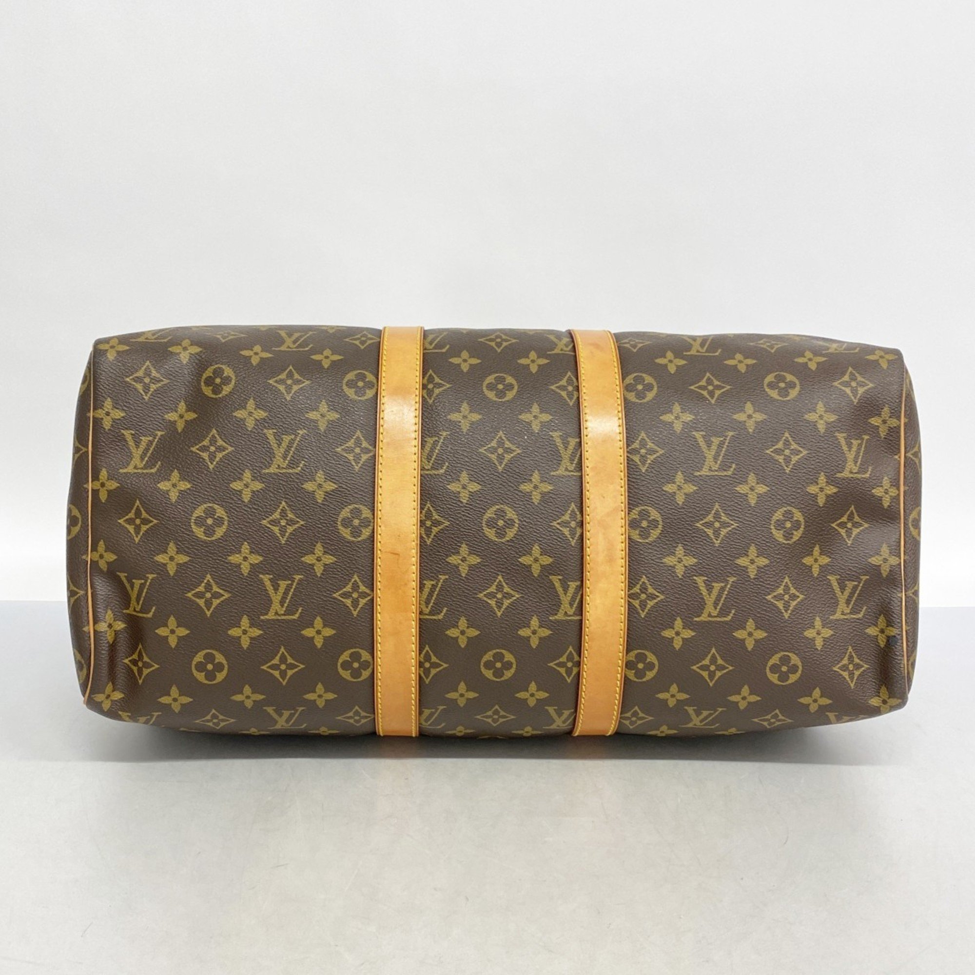 Louis Vuitton Boston Bag Monogram Keepall 45 M41428 Brown Men's Women's