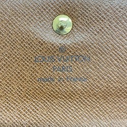 Louis Vuitton Tri-fold Long Wallet Monogram Porte Tresor Etui Papier M61202 Brown Men's Women's