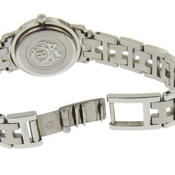 Hermes HERMES Clipper Watch CL3.210 Stainless Steel Quartz Analog Display White Dial Ladies