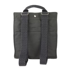 HERMES Ad MM Air Line Backpack/Daypack - Canvas Grey Backpack