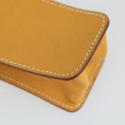 HERMES Hermes Pencil Case - Leather Brown □D Engraved