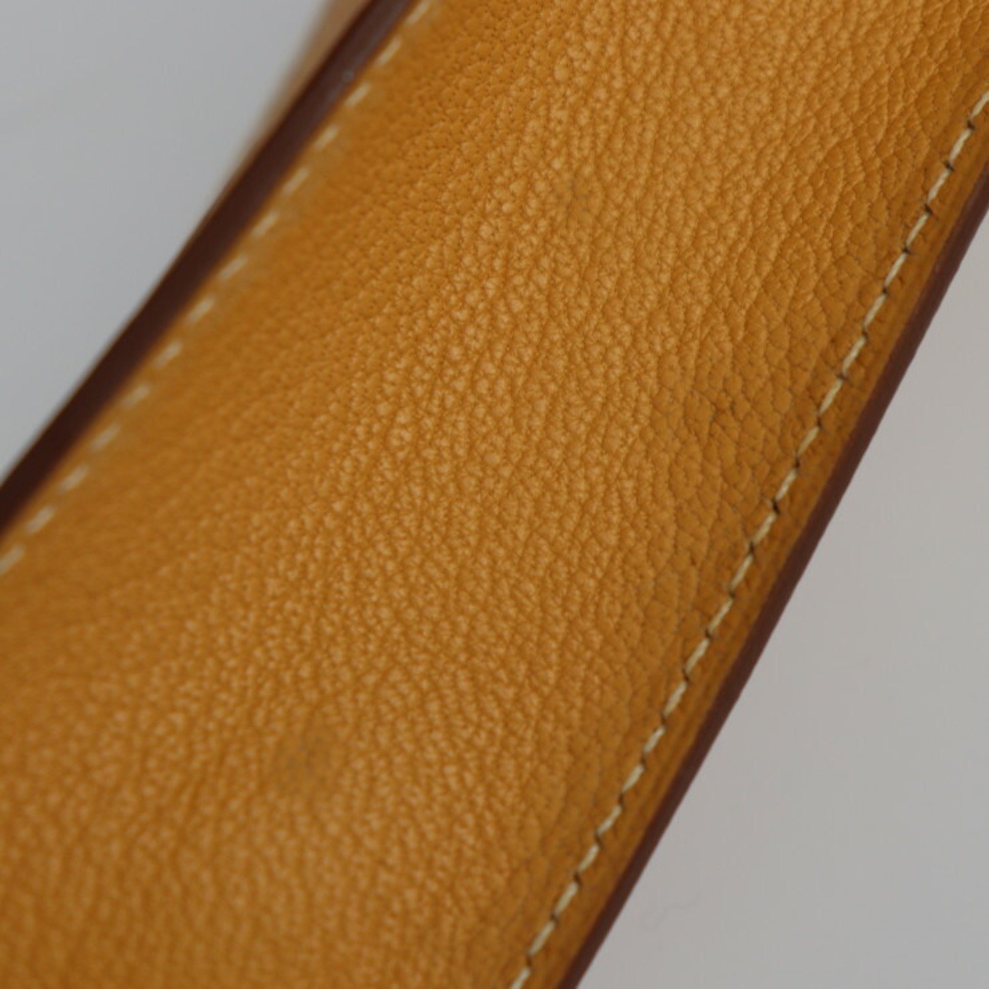 HERMES Hermes Pencil Case - Leather Brown □D Engraved