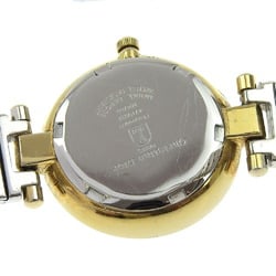 Christian Dior Watch 4715032 Stainless Steel x Gold Plated Quartz Analog Display White Dial Women's