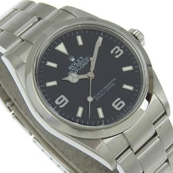 Rolex ROLEX Explorer 1 Watch cal.3130 114270 Stainless Steel Automatic Analog Display Black Dial Men's