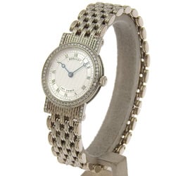 Breguet Classic Watch cal.503 Diamond Bezel 8561 K18 White Gold x Manual Winding Silver Dial Ladies