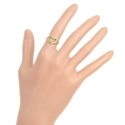 Tiffany & Co. Heart Ring Size 8.5 Elsa Peretti K18 Yellow Gold Approx. 2.8g Open Women's