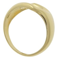 Tiffany & Co. Heart Ring Size 8.5 Elsa Peretti K18 Yellow Gold Approx. 2.8g Open Women's