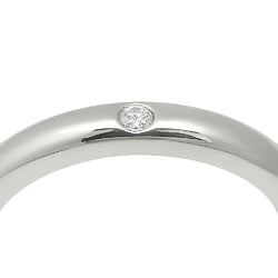 Tiffany & Co. Stacking Band Ring Size 9 Elsa Peretti Pt950 Platinum x Diamond 5.1g band ring for women