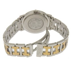 Hermes HERMES Clipper Watch CL6.720 Stainless Steel x Gold Plated Quartz Analog Display White Dial Men's