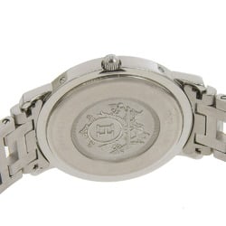 Hermes HERMES Clipper Watch CL6.720 Stainless Steel x Gold Plated Quartz Analog Display White Dial Men's