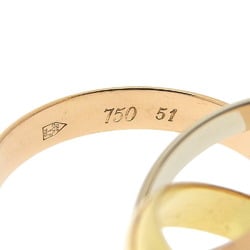 Cartier Trinity size 11.5 ring, K18 gold, YG/PG/WG, approx. 7.1g, Trinity, ladies