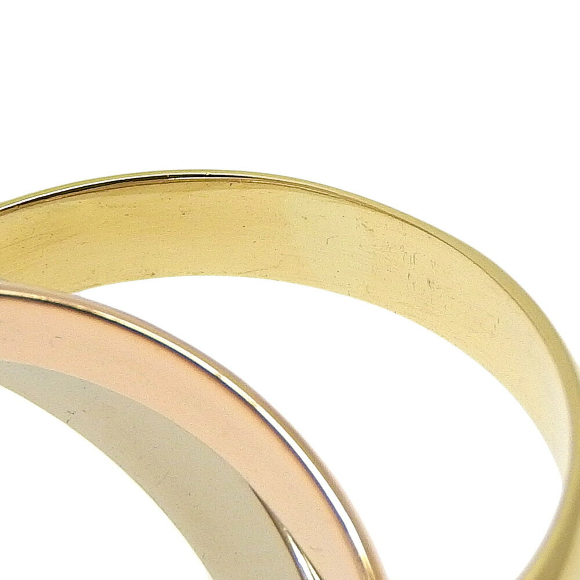 Cartier Trinity size 11.5 ring, K18 gold, YG/PG/WG, approx. 7.1g, Trinity, ladies