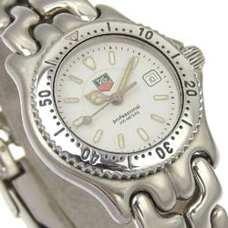 TAG HEUER Cell Watch WG1312-0 Stainless Steel Quartz Analog Display White Dial Ladies