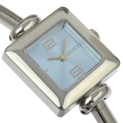 Gucci GUCCI Watch 1900L Stainless Steel Quartz Analog Display Blue Dial Women's