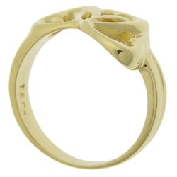 Tiffany & Co. Triple Heart Ring, size 9, K18 yellow gold, heart, approx. 4.5g, ladies