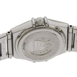 OMEGA Constellation Watch My Choice 1561.51 Stainless Steel 1998 Quartz Analog Display Grey Dial Ladies