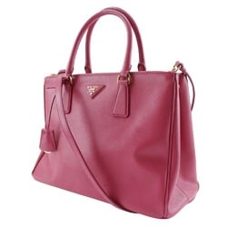 PRADA Galleria Large Shoulder Bag 1BA274 Saffiano Pink 2way A5 for Women