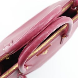 PRADA Galleria Large Shoulder Bag 1BA274 Saffiano Pink 2way A5 for Women