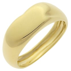 Tiffany & Co. Full Heart Ring Size 7 Elsa Peretti K18 Yellow Gold Approx. 3.6g Women's