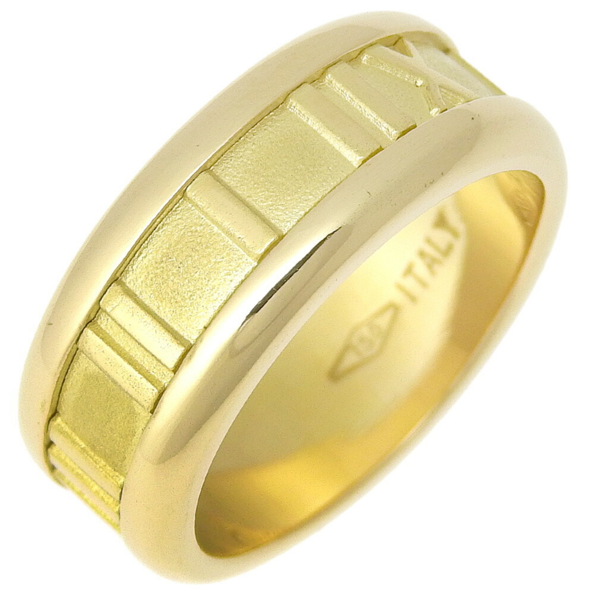 Tiffany & Co. Atlas size 8 ring, 18K yellow gold, approx. 7.7g, Atlas, women's