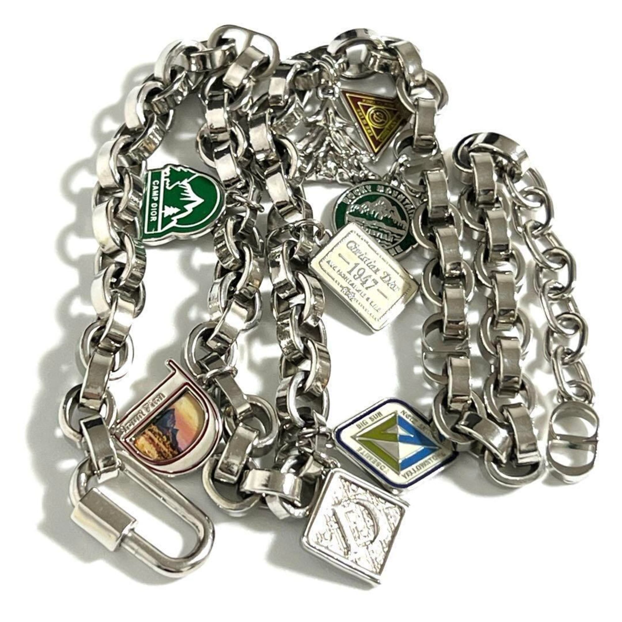 Christian Dior Dior Men's Necklace Multi-Charm Pendant