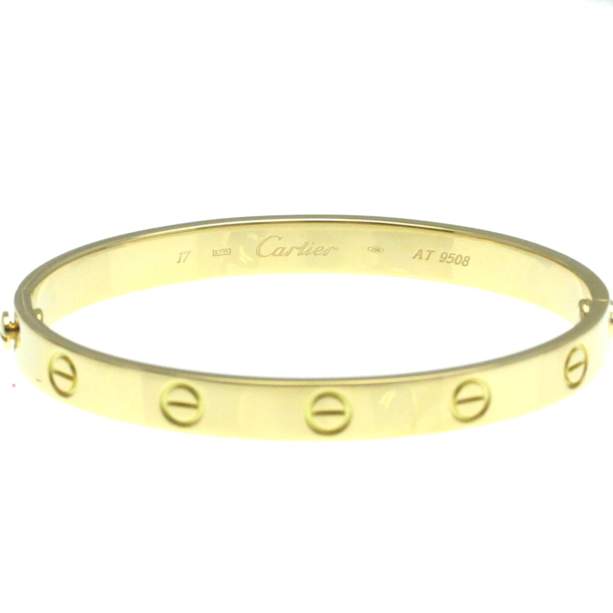 Cartier Love Bracelet Yellow Gold (18K) No Stone Bangle Gold