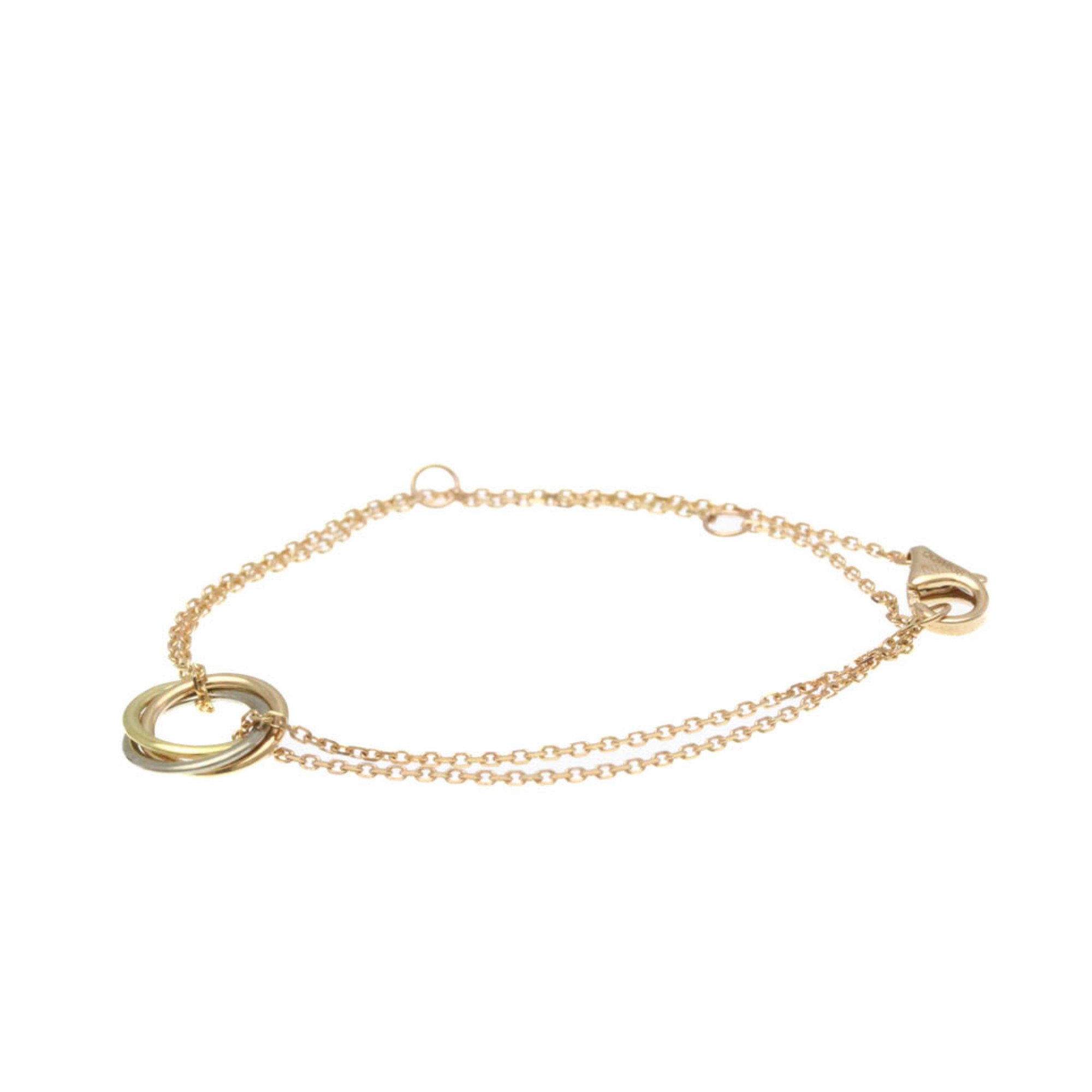 Cartier Baby Trinity Bracelet B6036718 Pink Gold (18K),White Gold (18K),Yellow Gold (18K) Charm Bracelet Gold