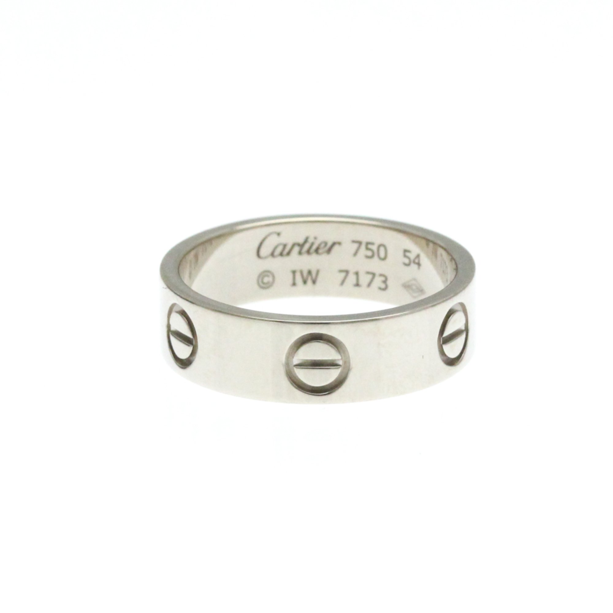 Cartier Love Love Ring White Gold (18K) Fashion Band Ring Silver