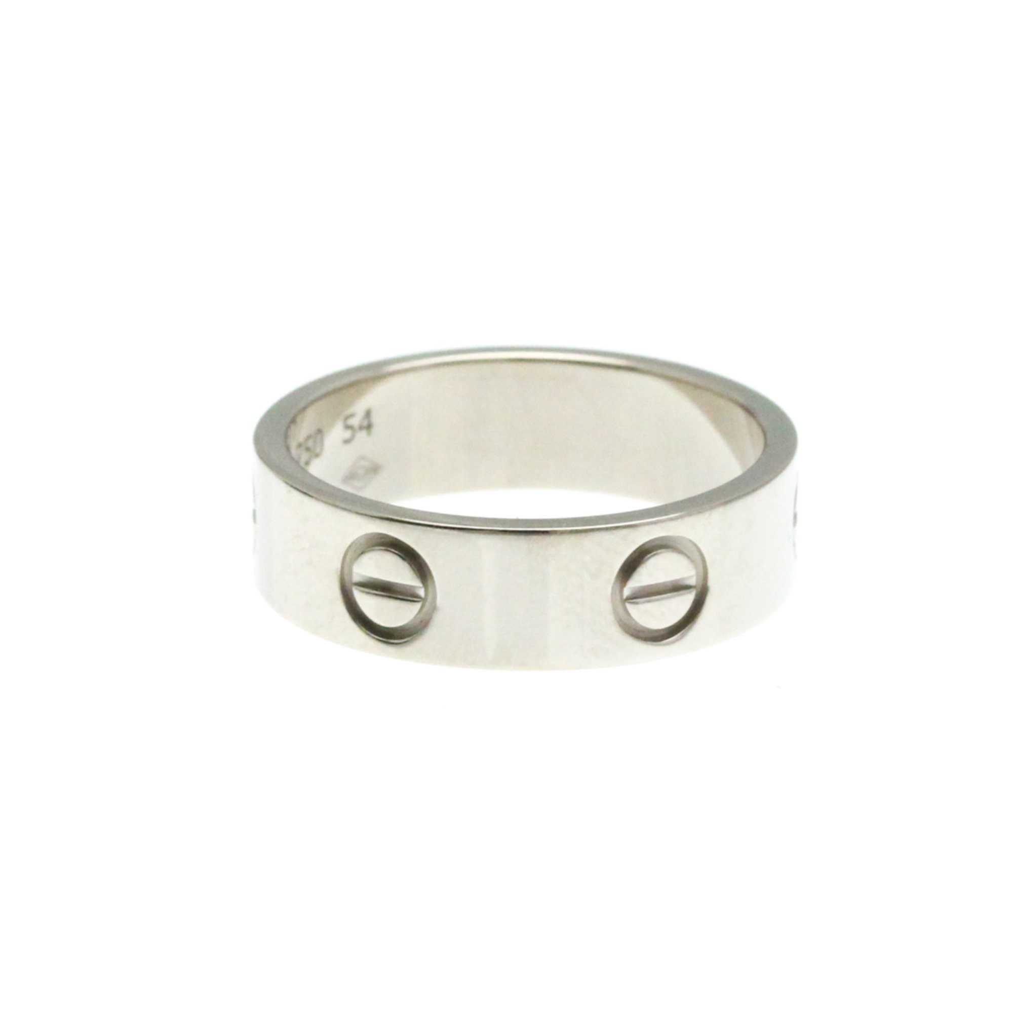 Cartier Love Love Ring White Gold (18K) Fashion Band Ring Silver