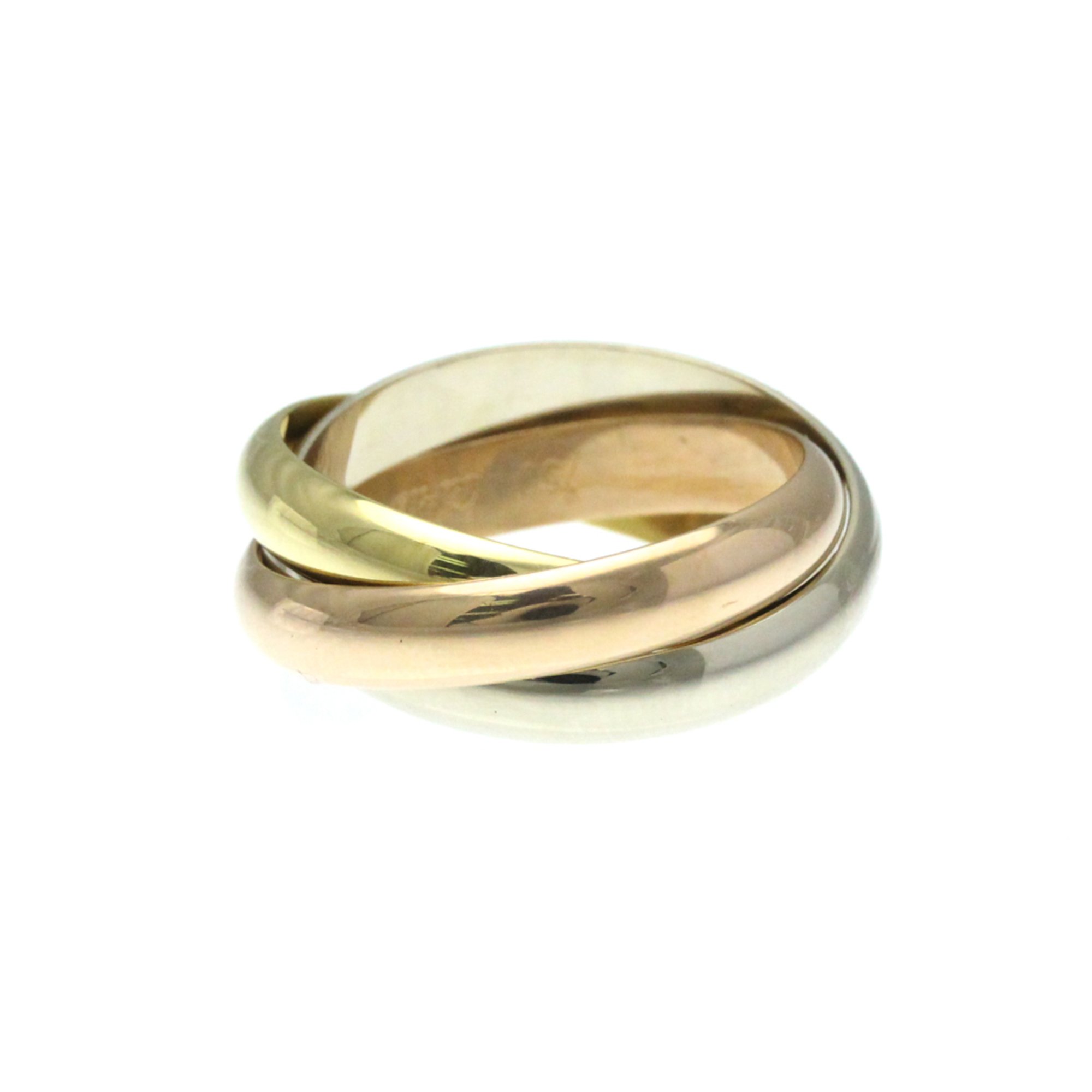 Cartier Trinity Pink Gold (18K),White Gold (18K),Yellow Gold (18K) Fashion Band Ring Gold