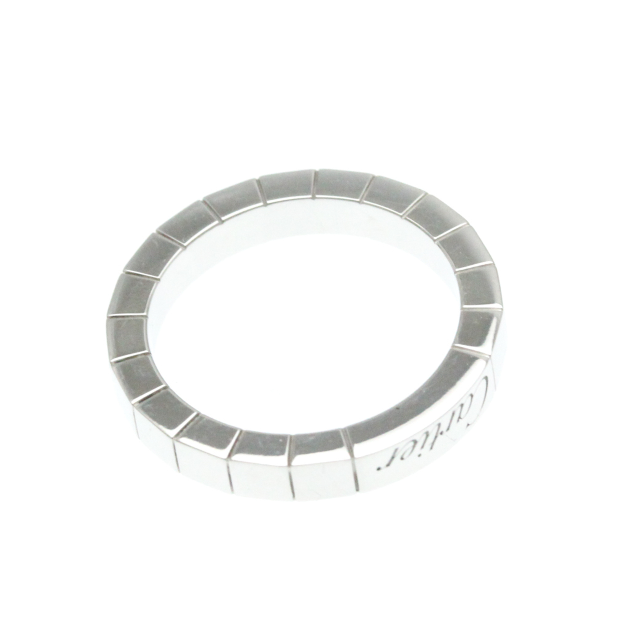 Cartier Lanieres White Gold (18K) Fashion Band Ring Silver