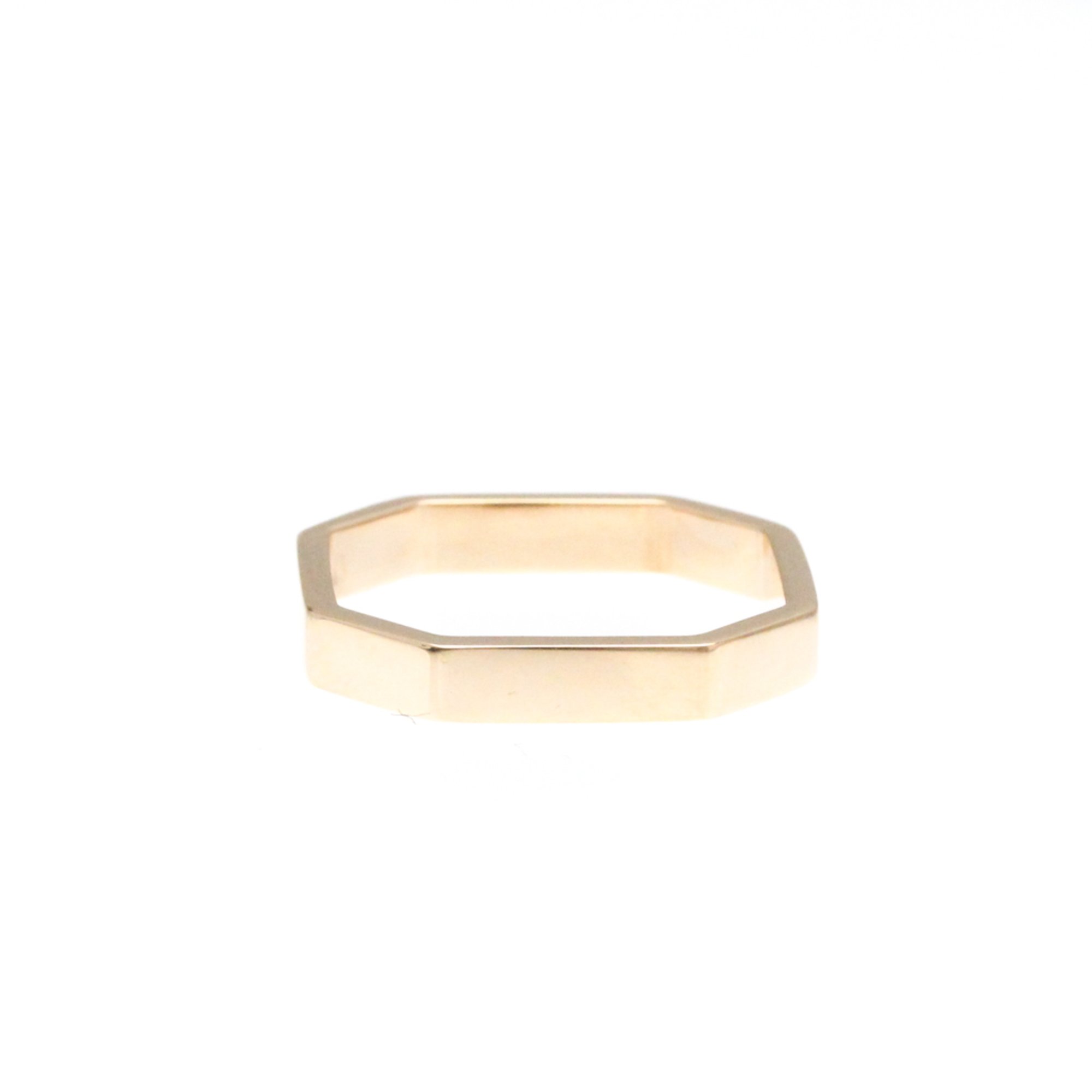 Gucci Octagonal Ring Pink Gold (18K) Fashion Band Ring Pink Gold