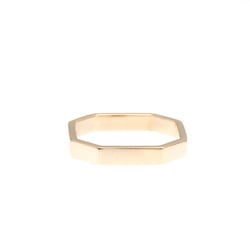 Gucci Octagonal Ring Pink Gold (18K) Fashion Band Ring Pink Gold