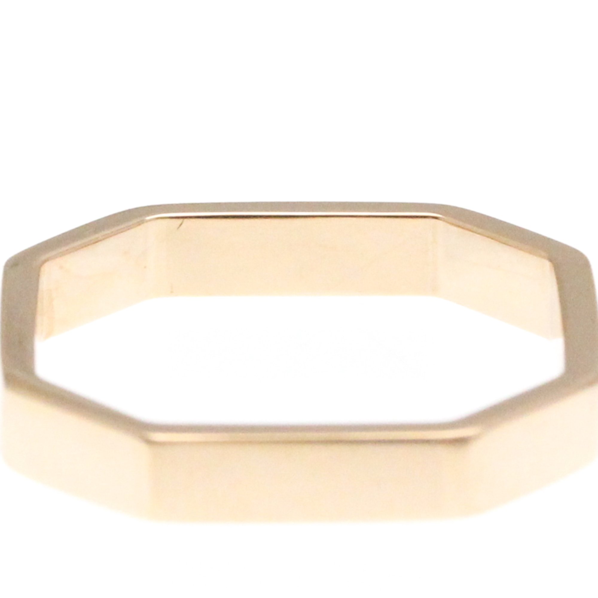 Gucci Octagonal Ring Pink Gold (18K) Fashion Band Ring Pink Gold