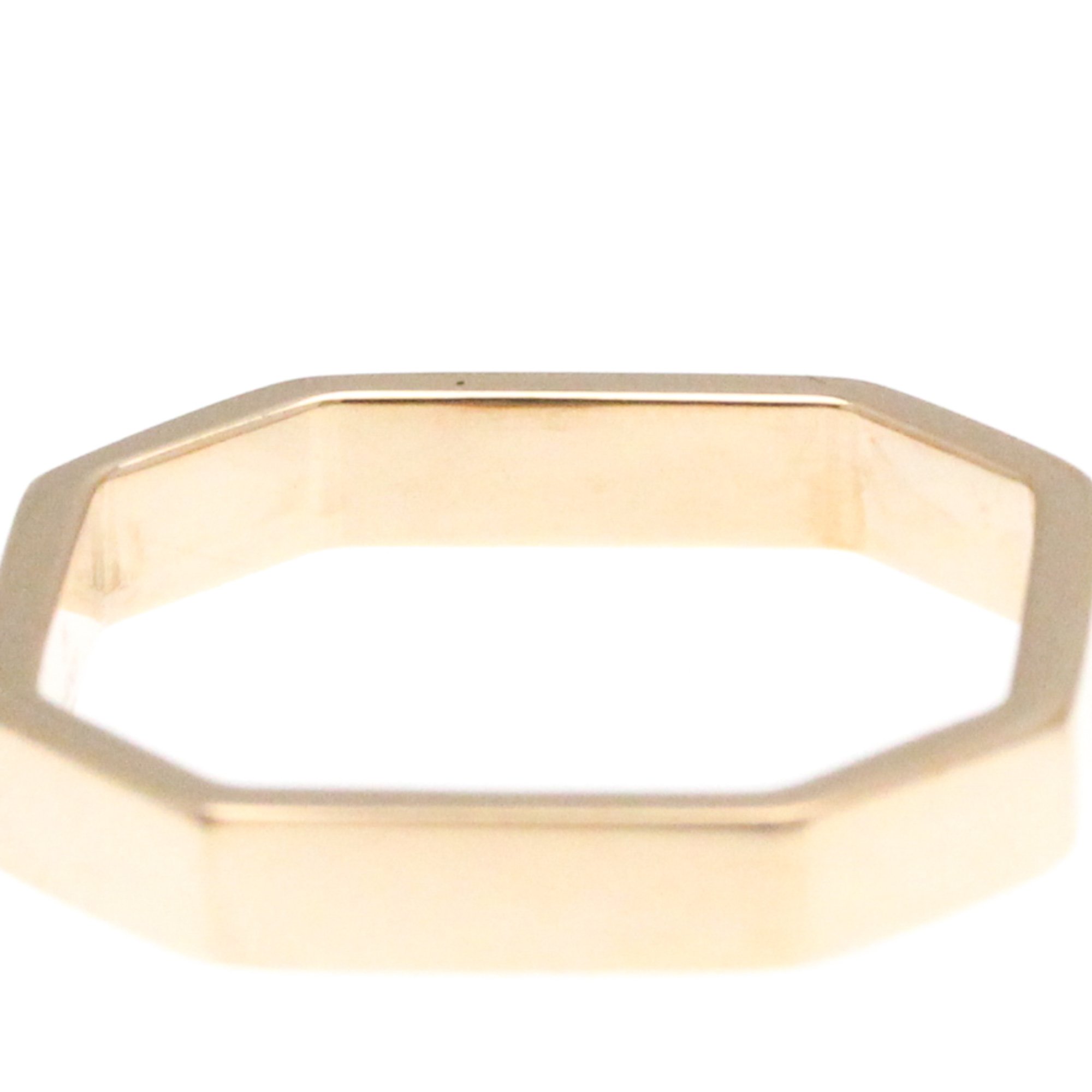 Gucci Octagonal Ring Pink Gold (18K) Fashion Band Ring Pink Gold