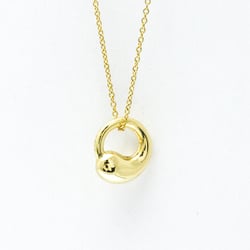 Tiffany Eternal Circle Yellow Gold (18K) Men,Women Fashion Pendant Necklace (Gold)