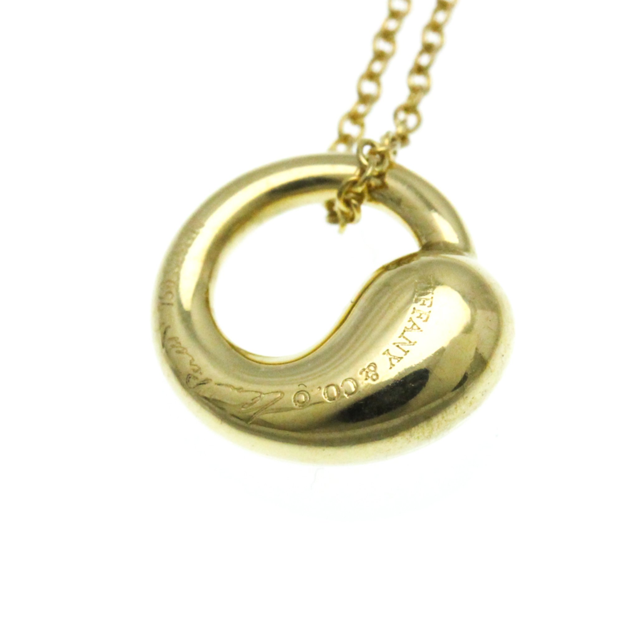 Tiffany Eternal Circle Yellow Gold (18K) Men,Women Fashion Pendant Necklace (Gold)