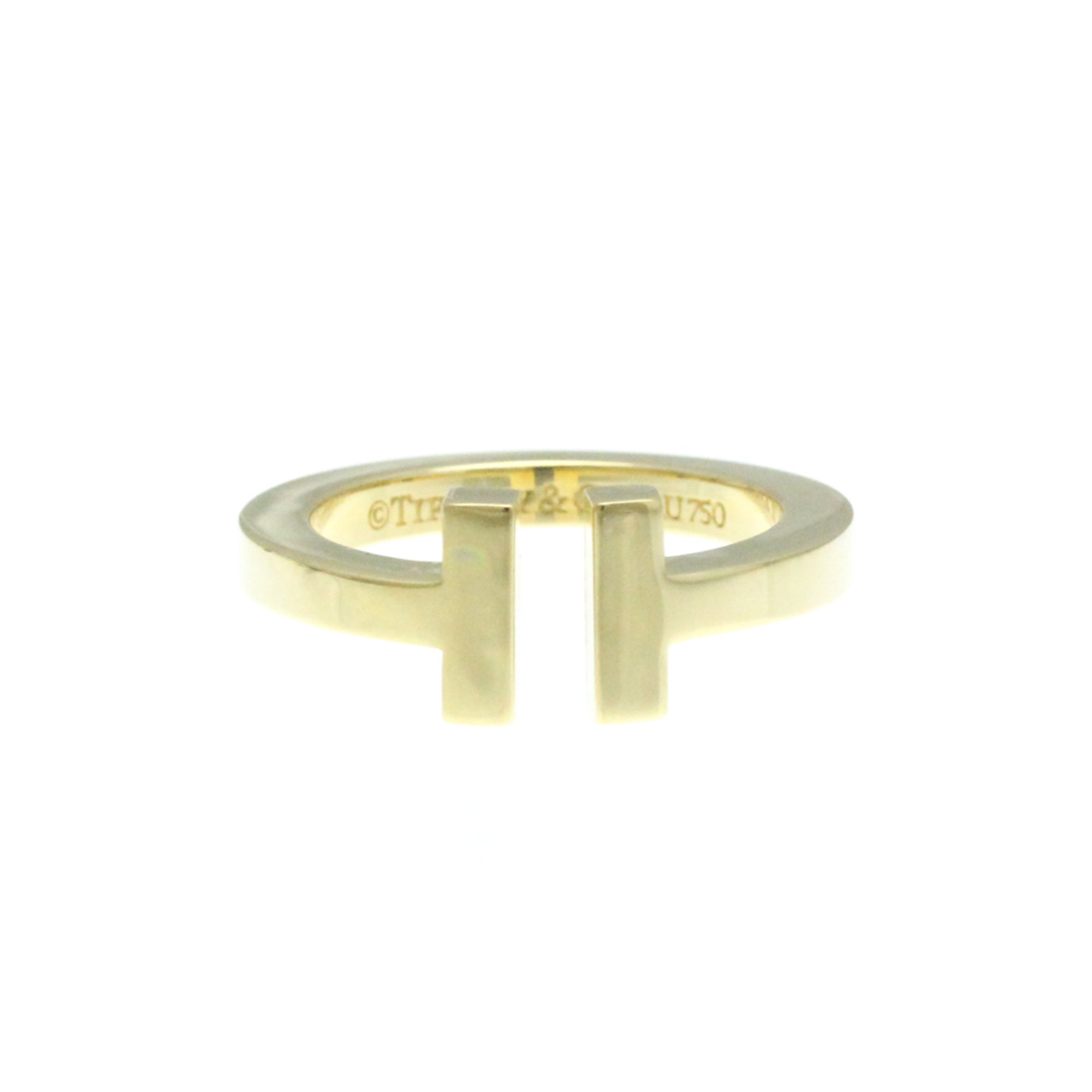 Tiffany T Square Ring Yellow Gold (18K) Fashion Band Ring Gold