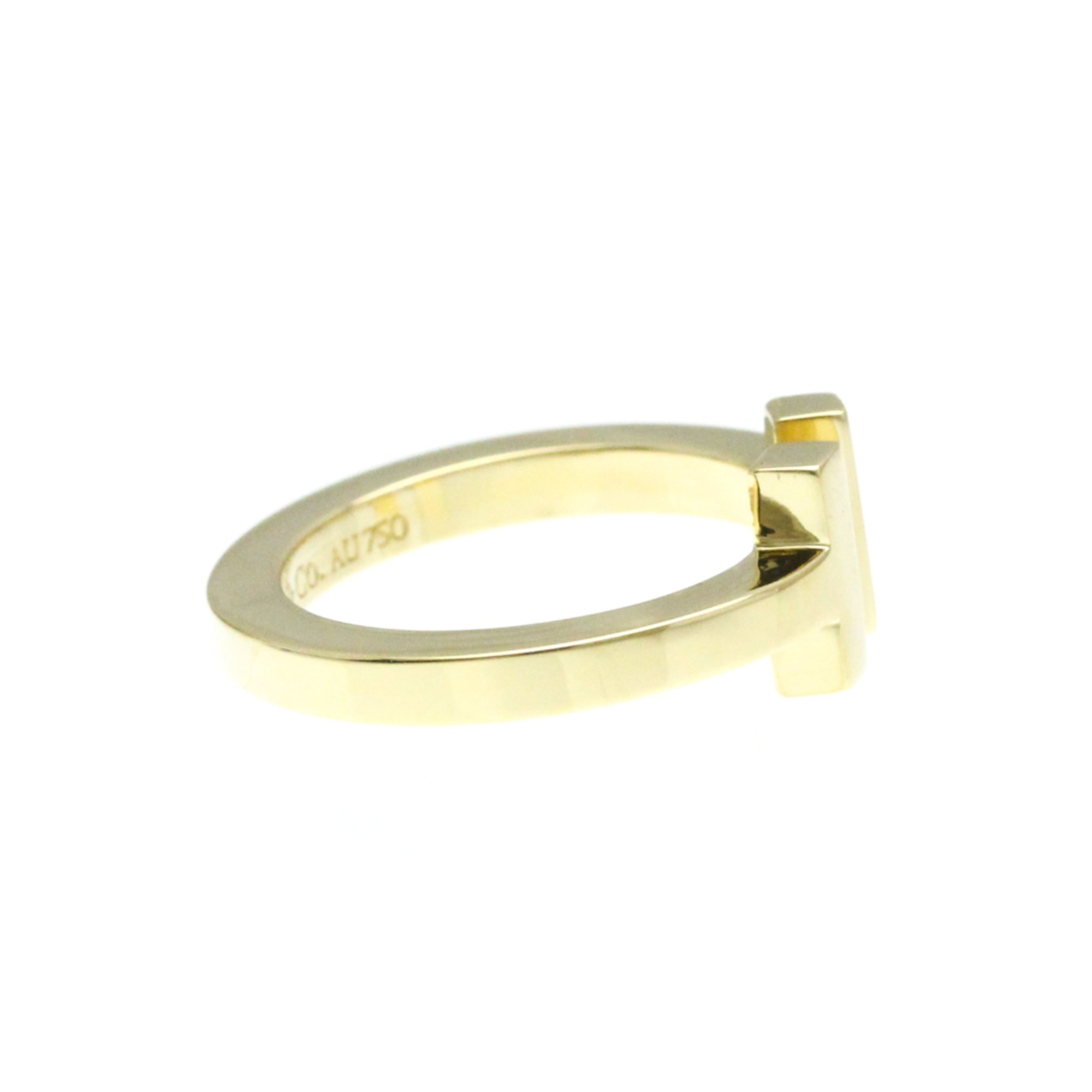 Tiffany T Square Ring Yellow Gold (18K) Fashion Band Ring Gold