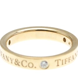 Tiffany Flat Band Ring Pink Gold (18K) Fashion Diamond Band Ring Pink Gold