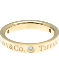 Tiffany Flat Band Ring Pink Gold (18K) Fashion Diamond Band Ring Pink Gold