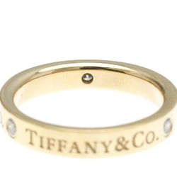 Tiffany Flat Band Ring Pink Gold (18K) Fashion Diamond Band Ring Pink Gold