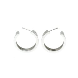 Cartier Love Diamond Earrings Diamond White Gold (18K) Half Hoop Earrings Silver